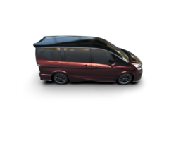 Modern car isolated on background. 3d rendering - illustration png