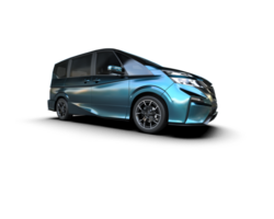Modern car isolated on background. 3d rendering - illustration png