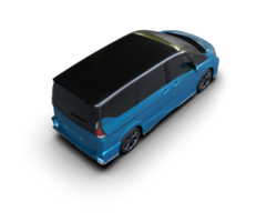 Modern car isolated on background. 3d rendering - illustration png