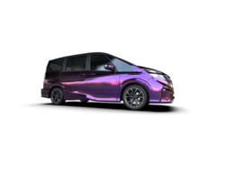 Modern car isolated on background. 3d rendering - illustration png