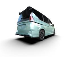 Modern car isolated on background. 3d rendering - illustration png