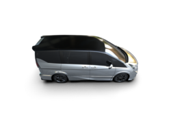 Modern car isolated on background. 3d rendering - illustration png