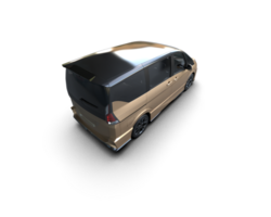 Modern car isolated on background. 3d rendering - illustration png