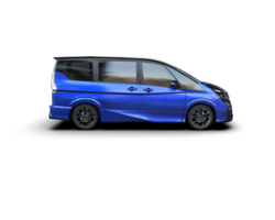 Modern car isolated on background. 3d rendering - illustration png