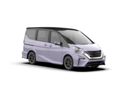 Modern car isolated on background. 3d rendering - illustration png