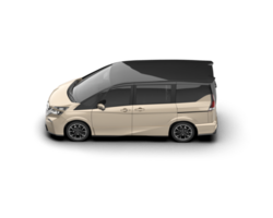 Modern car isolated on background. 3d rendering - illustration png