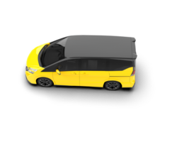 Modern car isolated on background. 3d rendering - illustration png
