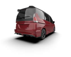 Modern car isolated on background. 3d rendering - illustration png