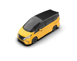 Modern car isolated on background. 3d rendering - illustration png