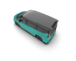 Modern car isolated on background. 3d rendering - illustration png