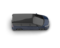 Modern car isolated on background. 3d rendering - illustration png