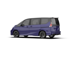 Modern car isolated on background. 3d rendering - illustration png
