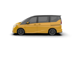 Modern car isolated on background. 3d rendering - illustration png