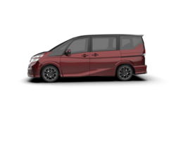 Modern car isolated on background. 3d rendering - illustration png