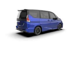 Modern car isolated on background. 3d rendering - illustration png