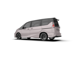 Modern car isolated on background. 3d rendering - illustration png