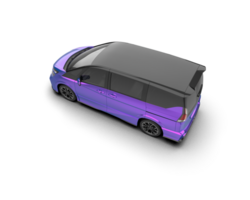 Modern car isolated on background. 3d rendering - illustration png