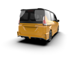 Modern car isolated on background. 3d rendering - illustration png