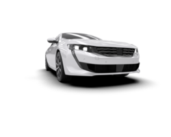 Modern car isolated on background. 3d rendering - illustration png