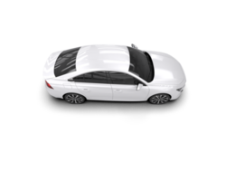 moderno carro isolado em fundo. 3d Renderização - ilustração png