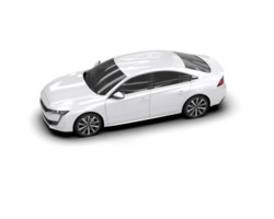 Modern car isolated on background. 3d rendering - illustration png