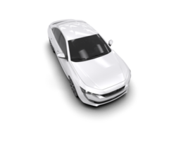 Modern car isolated on background. 3d rendering - illustration png