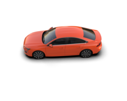 Modern car isolated on background. 3d rendering - illustration png
