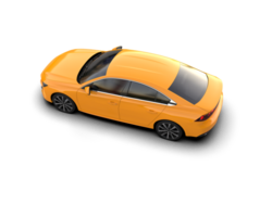 Modern car isolated on background. 3d rendering - illustration png