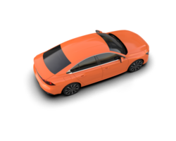Modern car isolated on background. 3d rendering - illustration png