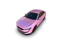 Modern car isolated on background. 3d rendering - illustration png