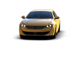Modern car isolated on background. 3d rendering - illustration png
