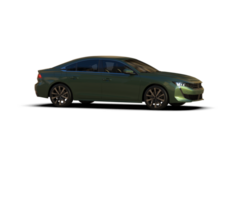 Modern car isolated on background. 3d rendering - illustration png