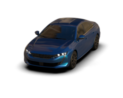 Modern car isolated on background. 3d rendering - illustration png