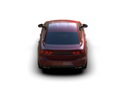 Modern car isolated on background. 3d rendering - illustration png