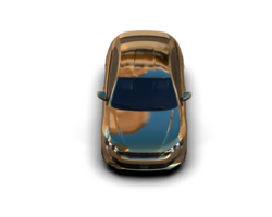 Modern car isolated on background. 3d rendering - illustration png