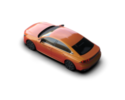 Modern car isolated on background. 3d rendering - illustration png