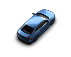 Modern car isolated on background. 3d rendering - illustration png