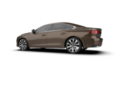 Modern car isolated on background. 3d rendering - illustration png