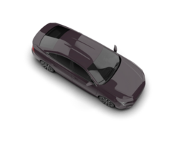 Modern car isolated on background. 3d rendering - illustration png