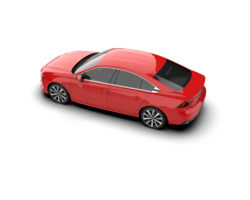 Modern car isolated on background. 3d rendering - illustration png
