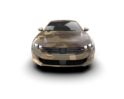 Modern car isolated on background. 3d rendering - illustration png
