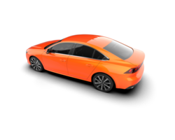Modern car isolated on background. 3d rendering - illustration png