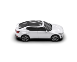Modern car isolated on background. 3d rendering - illustration png