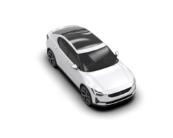 Modern car isolated on background. 3d rendering - illustration png