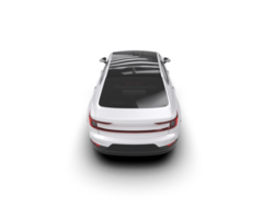 Modern car isolated on background. 3d rendering - illustration png