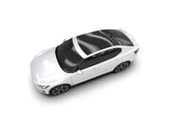 Modern car isolated on background. 3d rendering - illustration png