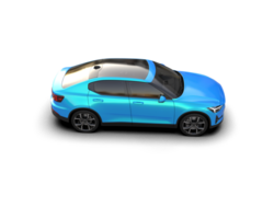 Modern car isolated on background. 3d rendering - illustration png