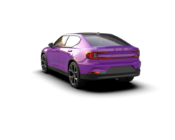 Modern car isolated on background. 3d rendering - illustration png