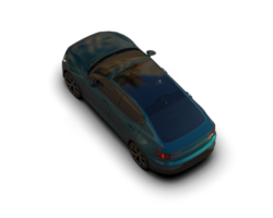 Modern car isolated on background. 3d rendering - illustration png