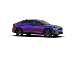 Modern car isolated on background. 3d rendering - illustration png